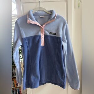 Columbia Two-Tone Fleece 1/4 button Pullover
